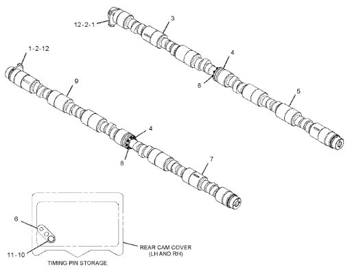 Immagine di 1332966 ALBERO A CAMM CAMSHAFT-FRO