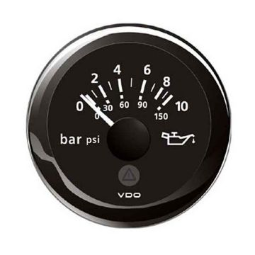 Immagine di A2C59514111 MANOMETRO 12/24V OIL D52 10bar D EU D NERO