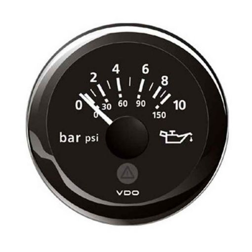 Immagine di A2C59514111 MANOMETRO 12/24V OIL D52 10bar D EU D NERO