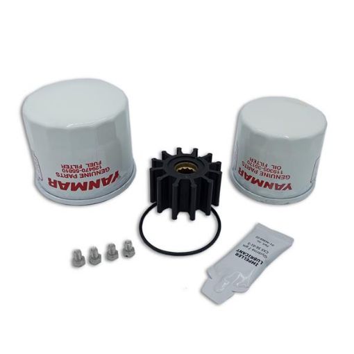 Immagine di SK-MARINE-007 KIT RICAMBI 3JH3E 3JH4E 3JH5E(filtro olio/gasolio/girante+guarn.)