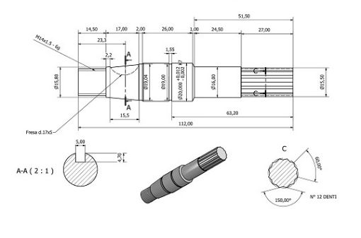 Immagine di X0146268 ALBERO POMPA MARE