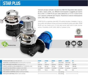 Immagine di SP22AC12H Verric. STAR PLUS acciaio asse vert. 2200W 230V-400V - C. 1/2"" HT - Co