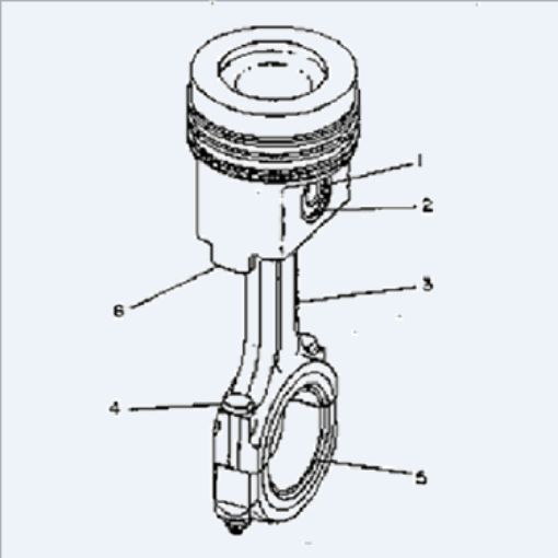 Immagine di 2W9054 PISTONE PISTON GP-