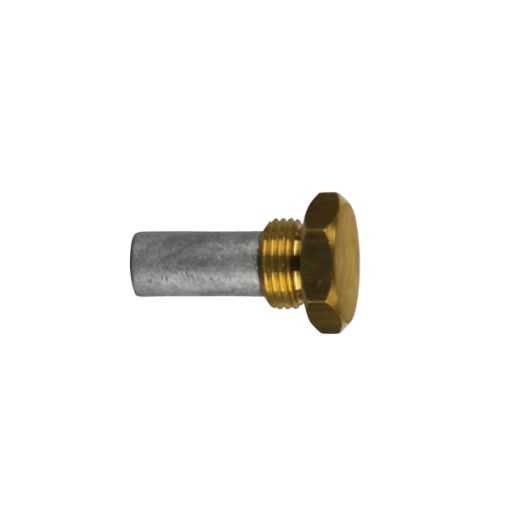 Immagine di 02010/99T AIFO-FTP pencil anode Ø 13 L.26 complete with brass plug th.18X1,50