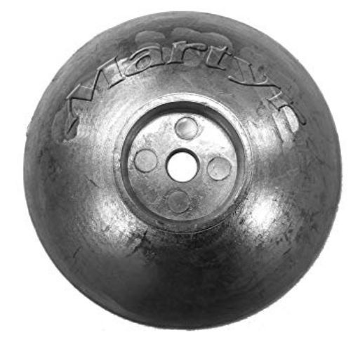 Immagine di TEN00104 ANODO CIRCOLARE 125x21 foro d11 - CMF125