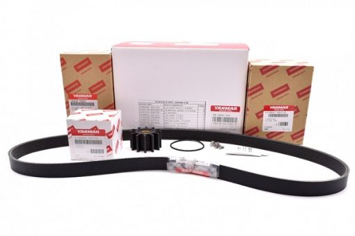 Immagine di SK-JH40-001 KIT RICAMBI 3JH40 ( filtro olio + filtro gasolio + girante + cinghia )