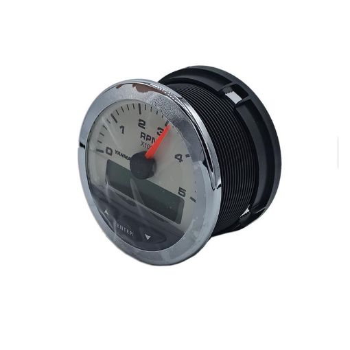 Immagine di 163520-91041 TACHOMETER 5K, WHITE DIAL,CHROME BEZEL= 780989SDFB vedi note