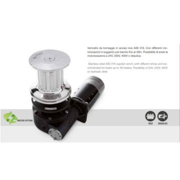 Immagine di MI30ACD Tonneggio acciaio  MILOS 3000W 230V/400V