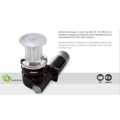 Immagine di MI09HYD Tonneggio acciaio  MILOS Idraulico