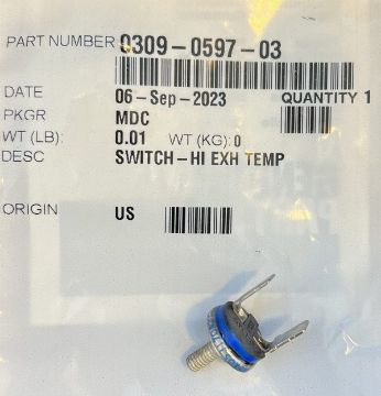 Immagine di 0309-0597-03 SWITCH-HI EXH TEMP