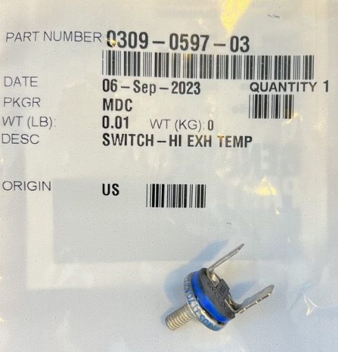 Immagine di 0309-0597-03 SWITCH-HI EXH TEMP