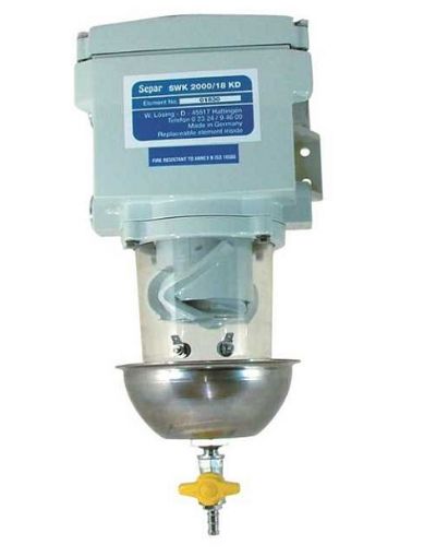 Immagine di 062439 Filtro con boccia in plastica/sensore allarme/deflettore metallico 2000/