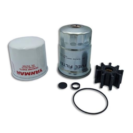 Immagine di SK-MARINE-009 KIT RICAMBI 4JH2-UTE  (filtro olio/gasolio/girante+guarn.)