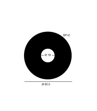Immagine di 5996 ANELLO DI RASAMENTO 60.5x31x1.5