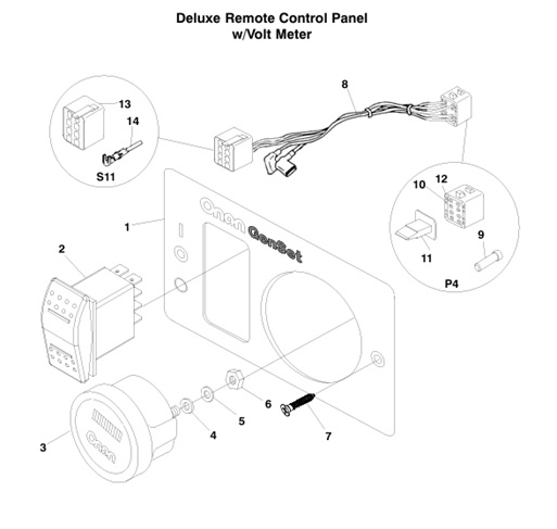 MDKBD-MDKBD-E-F_DRCPVM-DELUXE-REMOTE-CONTROL-PANEL-w/VOLT-METER