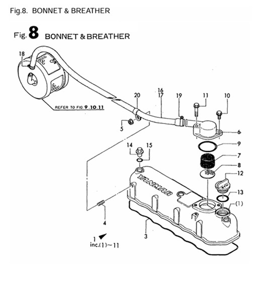 4JH2-DTE-(88Hp)-0CR10-M35102-BB-BONNET-&-BREATHER