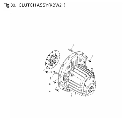4JH2-DTE-(88Hp)-0CR10-M35102-CA(KBW21)-CLUTCH-ASSY-(KBW21)