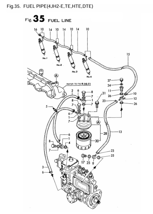 4JH2-DTE-(88Hp)-0CR10-M35102-FL-FUEL-LINE