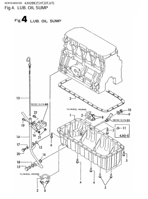 4JH2-DTE-(88Hp)-0CR10-M35102-LOS-LUB.-OIL-SUMP