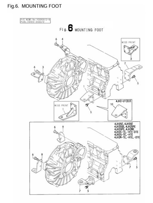 4JH2-DTE-(88Hp)-0CR10-M35102-MF-MOUNTING-FOOT