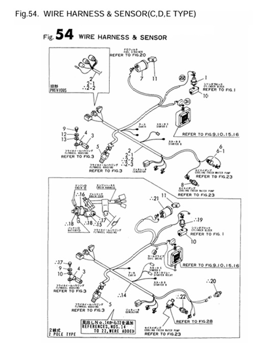 4JH2E-(62Hp)-0CR10-M35102-WHSE2-WIRE-HARNESS-&-SENSOR(C,D,E-TYPE)