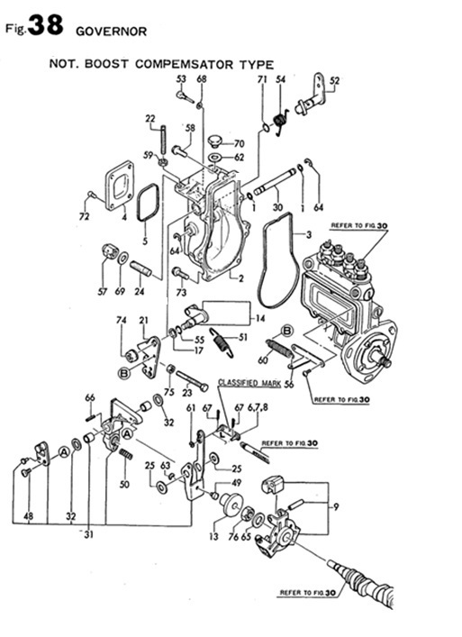 4JH2E-(62Hp)-0CR10-M35102-G(4JH2E)-GOVERNOR(4JH2E)