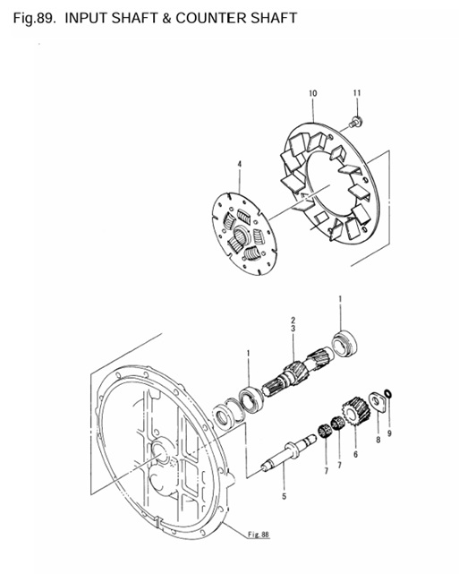 4JH2E-(62Hp)-0CR10-M35102-ISCS-INPUT-SHAFT-&-COUNTER-SHAFT