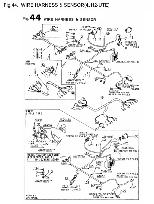 4JH2-UTE-(B)-(100Hp)-0CR10-M35102-WHS-WIRE-HARNESS-&-SENSOR(4JH2-UTE)