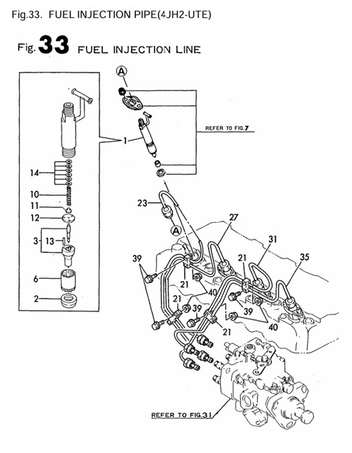 4JH2-UTE-(B)-(100Hp)-0CR10-M35102-FIL-FUEL-INJECTION-LINE(4JH2-UTE)