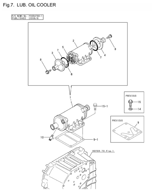 KMH4A-0CR10-M47900-LOC-LUB.OIL-COOLER
