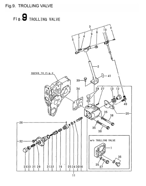 KMH4A-0CR10-M47900-TV-TROLLING-VALVE