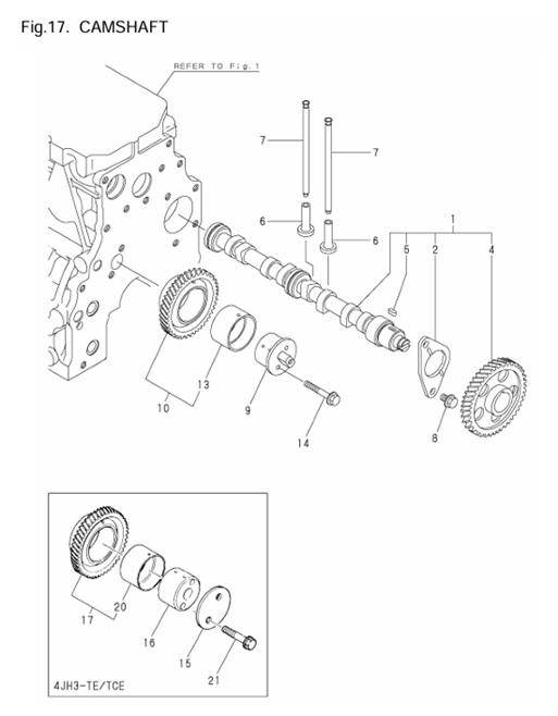 4JH3E-0CR10-M46701-C-CAMSHAFT