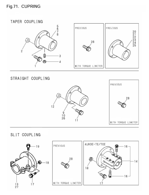 4JH3E-0CR10-M46701-CU-CUPRING