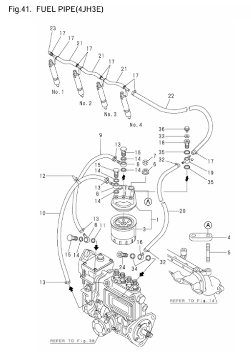 4JH3E-0CR10-M46701-FP-FUEL-PIPE-4JH3E