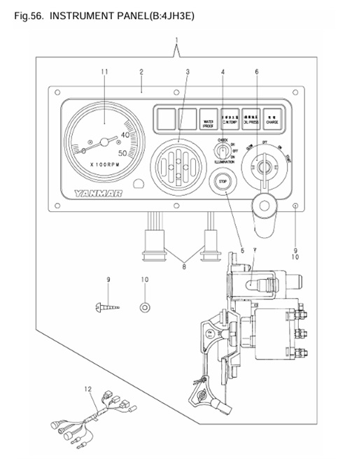 4JH3E-0CR10-M46701-IP-INSTRUMENT-PANEL--B:4JH3E