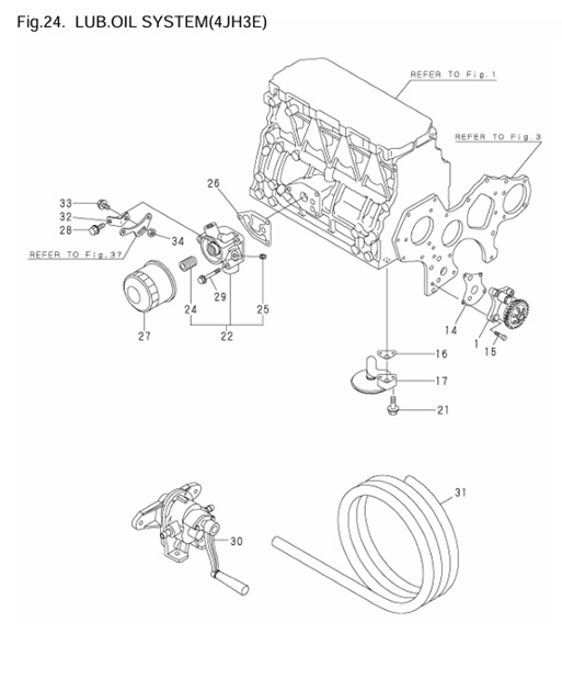 4JH3E-0CR10-M46701-LOSY-LUB.OIL-SYSTEM--4JH3E