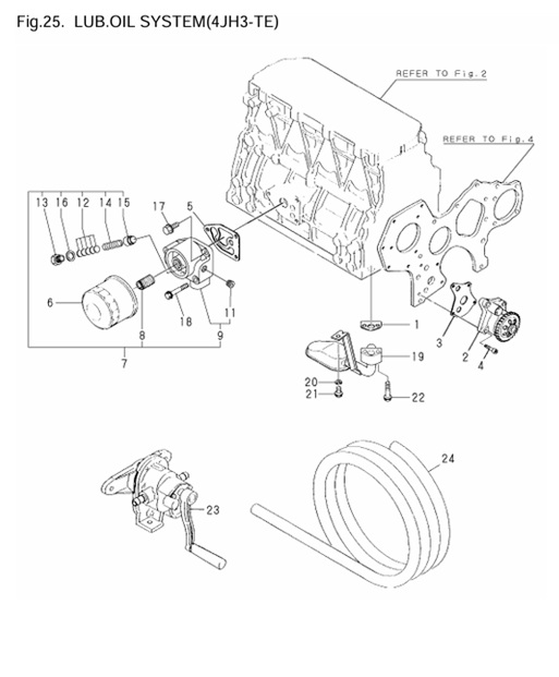 4JH3-TE-0CR10-M46701-LOSY2-LUB.OIL-SYSTEM--4JH3-TE