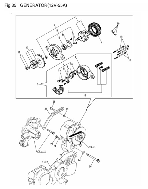 4JH3-HTE-0CR10-M47602-G-GENERATOR(12V-55A)