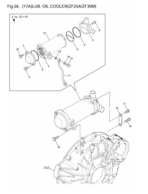 4JH3-DTE-0CR10-M47602-LOC2-LUB.-OIL-COOLER-ZF25A/ZF30M