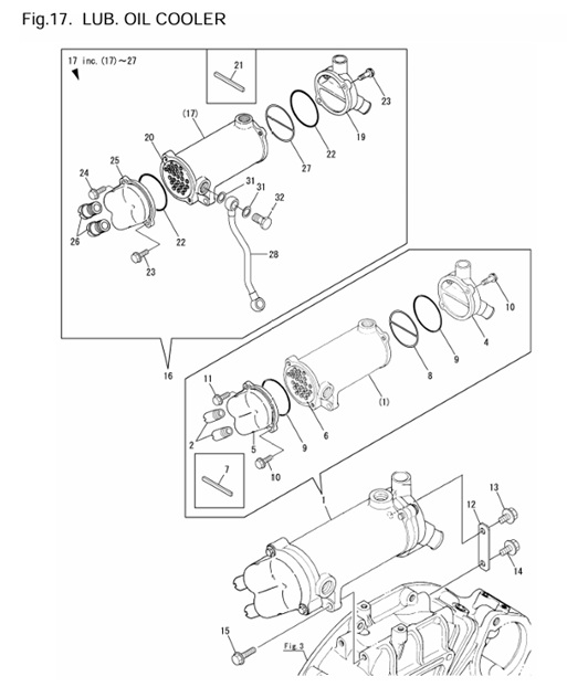 4JH3-DTE-0CR10-M47602-LOC-LUB.-OIL-COOLER