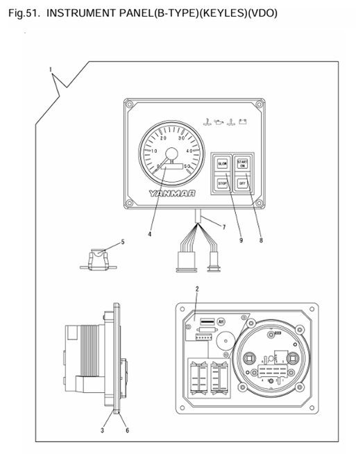 4JH3-DTE-0CR10-M47602-IPA3-INSTRUMENT-PANEL(B-TYPE)(KEYLES)(VDO)
