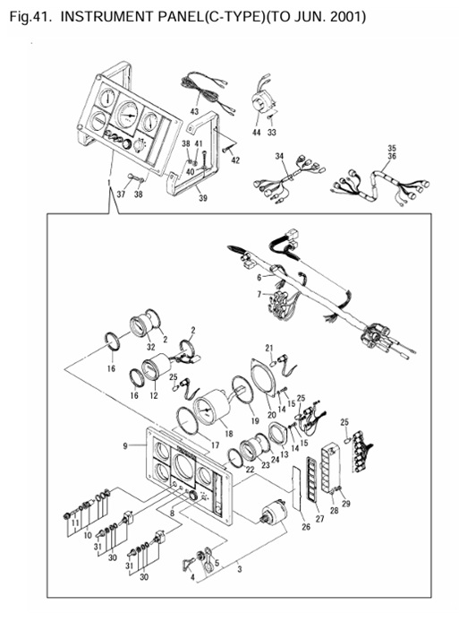 4JH3-DTE-0CR10-M47602-IP2-INSTRUMENT-PANEL(C-TYPE)(TO-JUN.-2001)