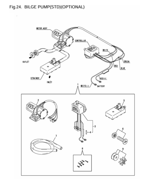 4JH4E-(53Hp)-0CR10-M56901-BP-BILGE-PUMP(STD)(OPTIONAL)