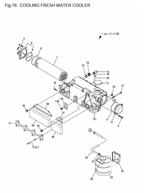 4JH4E-(53Hp)-0CR10-M56901-CFWC-COOLING-FRESH-WATER-COOLER
