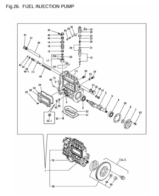 4JH4E-(53Hp)-0CR10-M56901-FIP-FUEL-INJECTION-PUMP