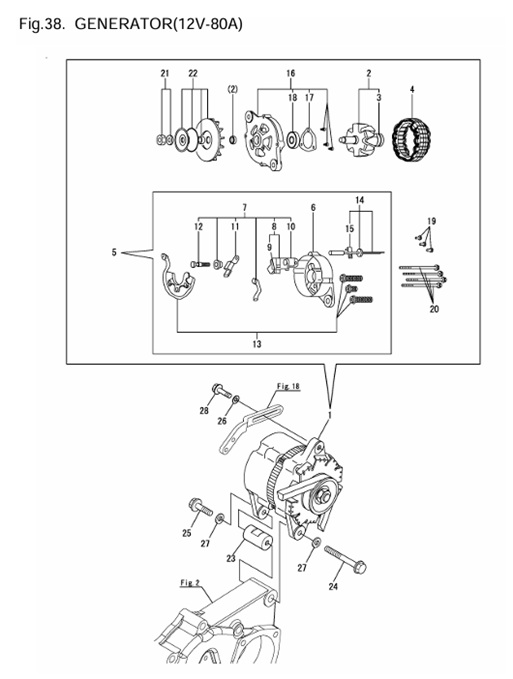 4JH4E-(53Hp)-0CR10-M56901-GEN2-GENERATOR(12V-80A)