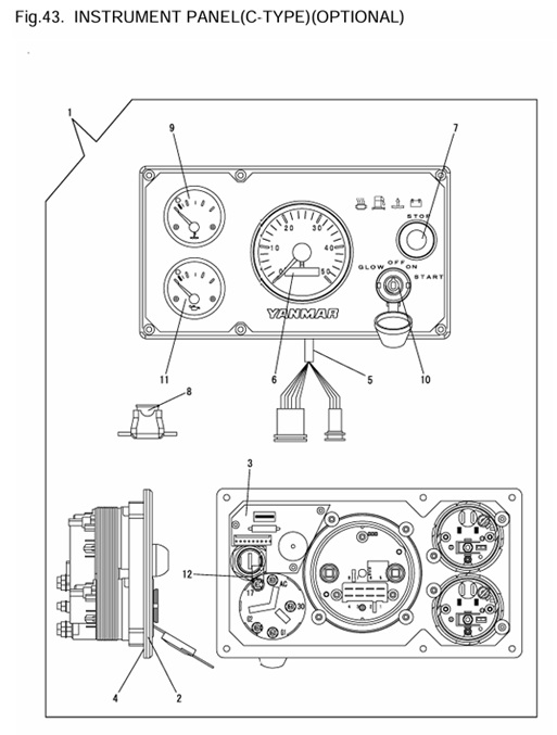 4JH4E-(53Hp)-0CR10-M56901-IP2-INSTRUMENT-PANEL(C-TYPE)(OPTIONAL)