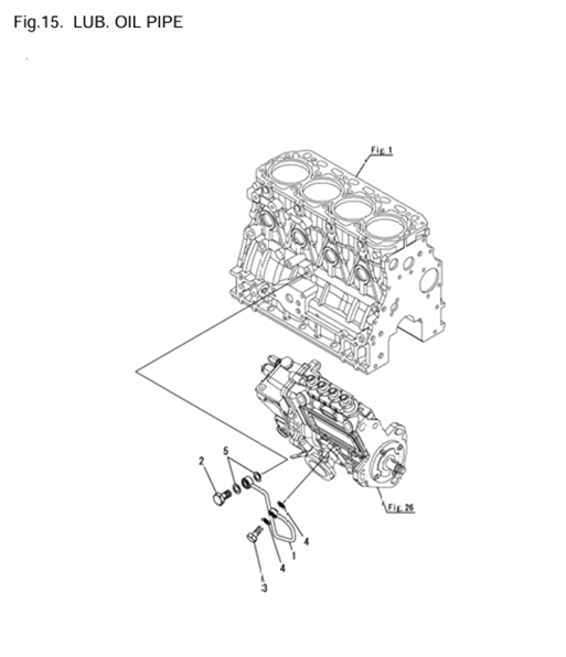 4JH4E-(53Hp)-0CR10-M56901-LOP-LUB.-OIL-PIPE