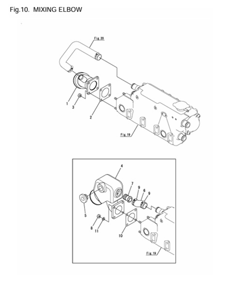 4JH4E-(53Hp)-0CR10-M56901-ME-MIXING-ELBOW