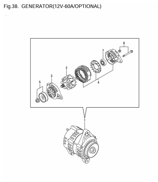 4JH4-HTE-(110Hp)-0CR10-M63602-G3-GENERATOR(12V-60A/OPTIONAL)